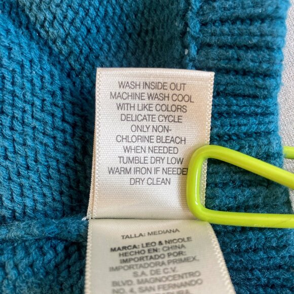 Soft Leo and Nicole open-front cardigan, teal, size M - Picture 5 of 5